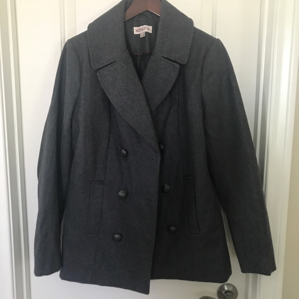 Merona Gray Wool Coat